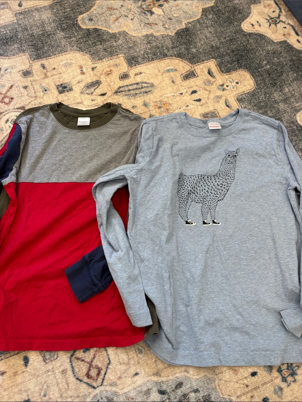 Hanna Andersson Kids Long-Sleeved t’s -size 12